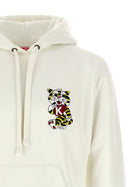Kenzo Wild Tiger Embroidered Hoodie White, view 3