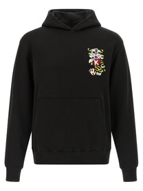 Kenzo Wild Tiger Embroidered Hoodie Black