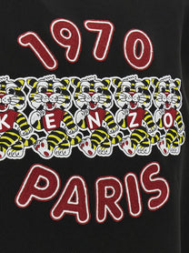 Kenzo Wild Tiger Embroidered Sweatshirt Black
