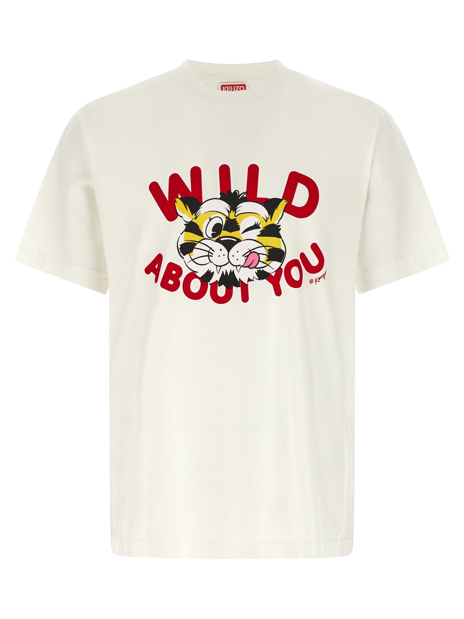 Kenzo Wild Tiger Shirt White