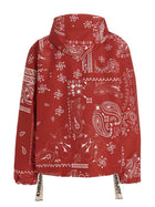 KHRISJOY Windbreaker Bandana Hood Jacket Red, view 2
