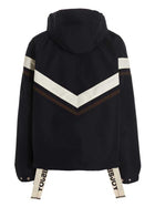KHRISJOY Windbreaker Hood Jacket Blue, view 3