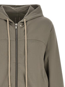 Rick Owens Windbreaker Hoodie Grey