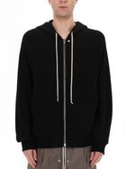 Rick Owens Men's Windbreaker Sweatshirt Black, view 4