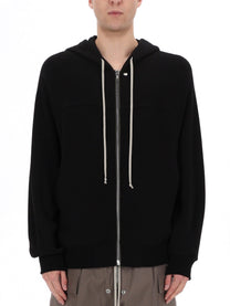Rick Owens Men's Windbreaker Sweatshirt Black