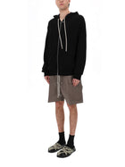 Rick Owens Men's Windbreaker Sweatshirt Black, view 2