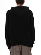 Rick Owens Men's Windbreaker Sweatshirt Black, view 5