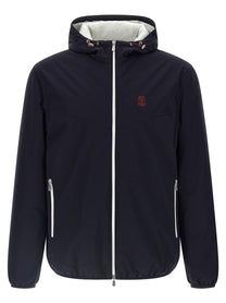 Brunello Cucinelli Windproof Jacket Blue