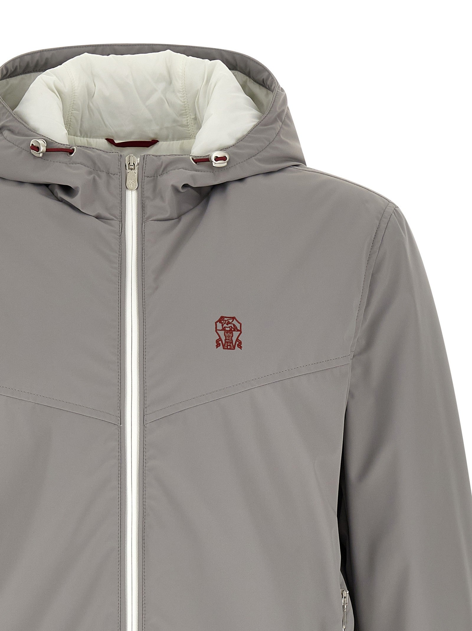 Brunello Cucinelli Windproof Jacket Grey