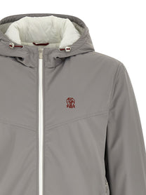 Brunello Cucinelli Windproof Jacket Grey