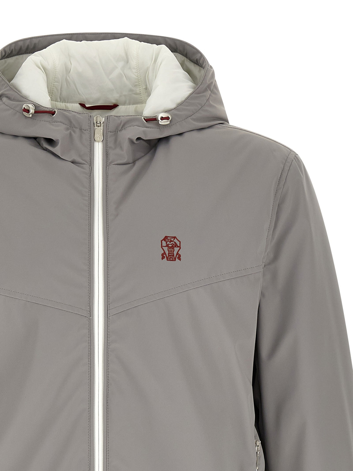 Brunello Cucinelli Windproof Jacket Grey, view 3