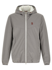 Brunello Cucinelli Windproof Jacket Grey
