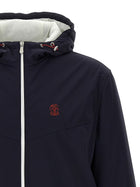 Brunello Cucinelli Windproof Jacket Blue, view 3