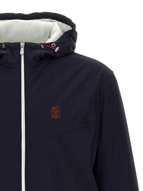 Brunello Cucinelli Windproof Jacket Blue