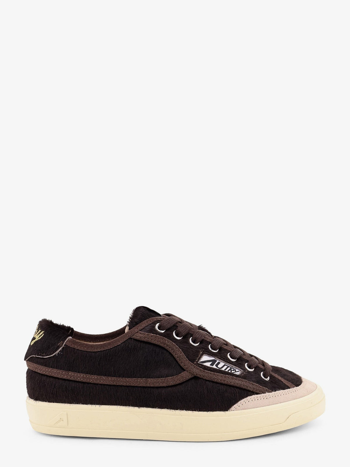 AUTRY Women's Windscape Low Pony Hair Sneakers Brown