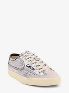 AUTRY Women's Windscape Low Silver Leather Sneakers Silver, view 2