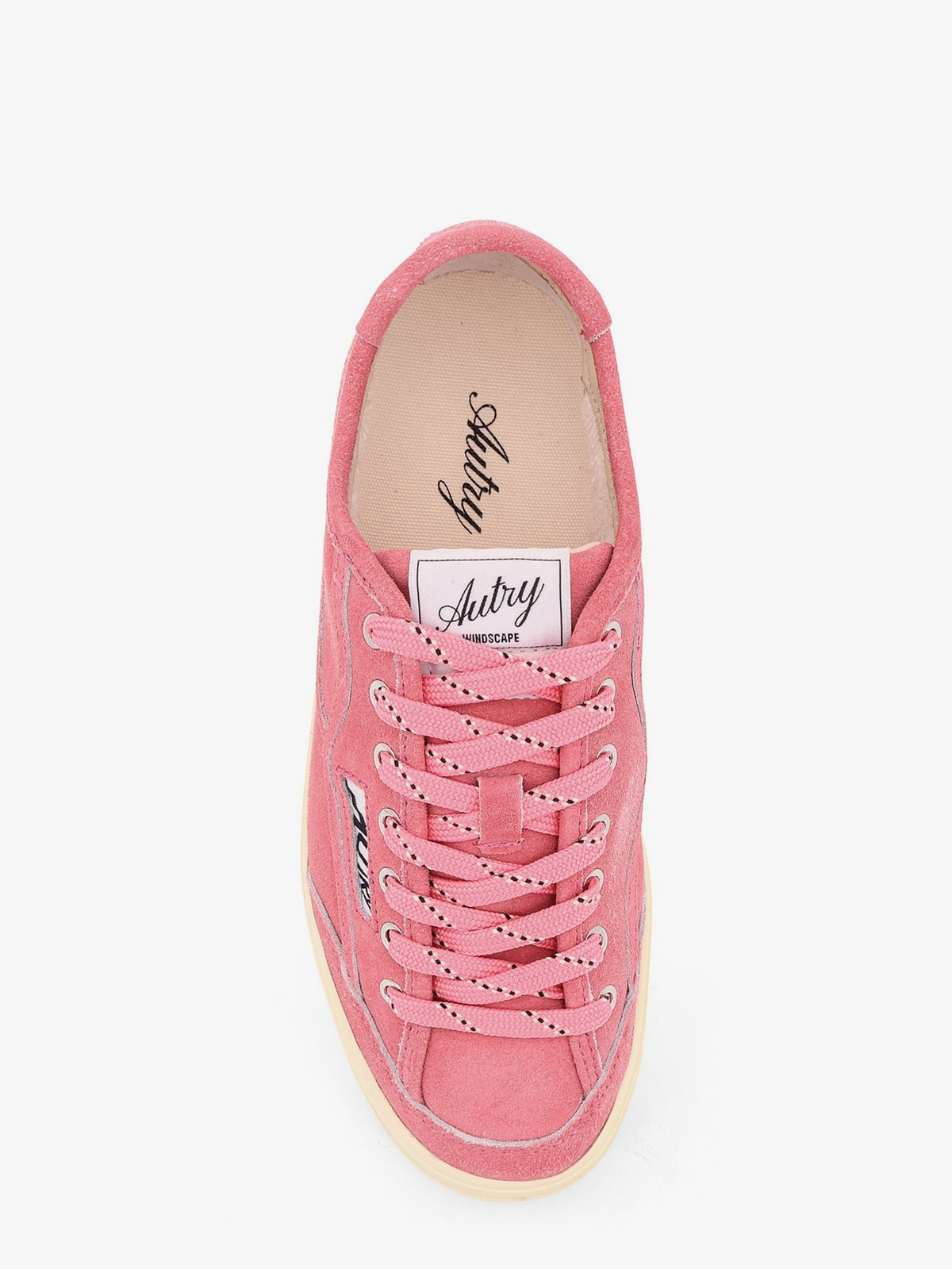 AUTRY Women's Windscape Low Suede Sneakers STRAWBERRY