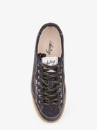 AUTRY Women's Windscape Low Suede Sneakers Black, view 5