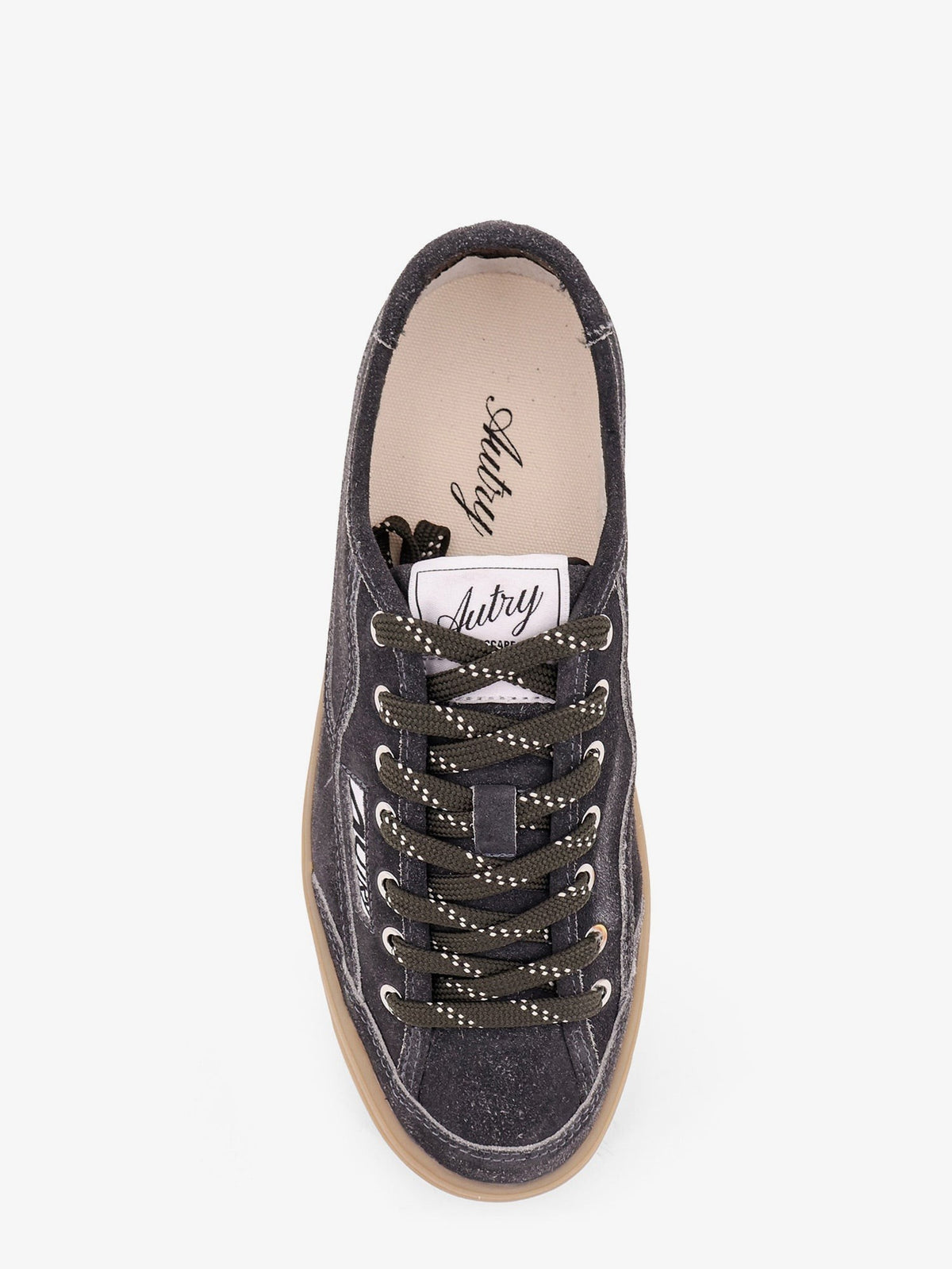 AUTRY Women's Windscape Low Suede Sneakers Black, view 5