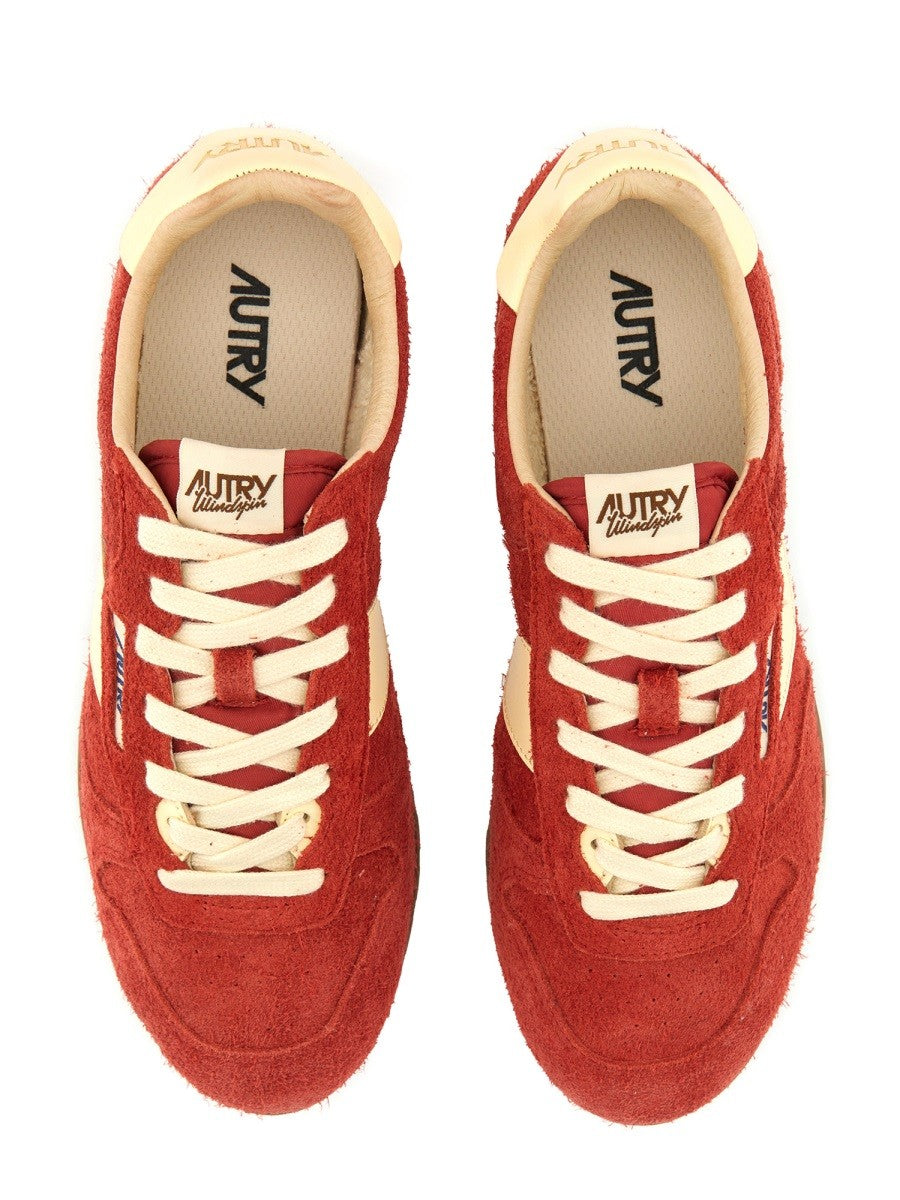 Autry Women's Windspin Low Sneaker Red AUTRY