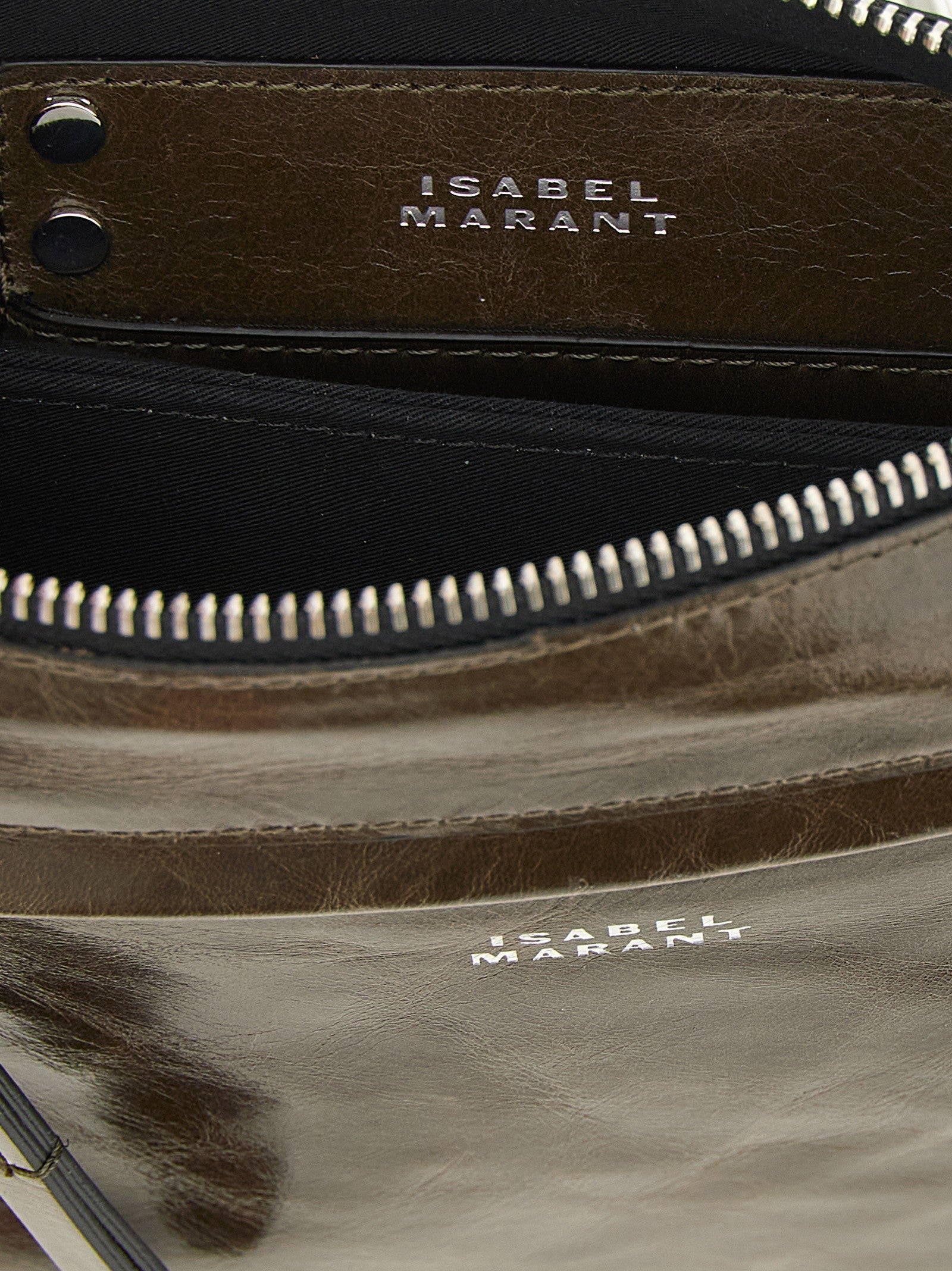 ISABEL MARANT Winna Duo Crossbody Bag Green