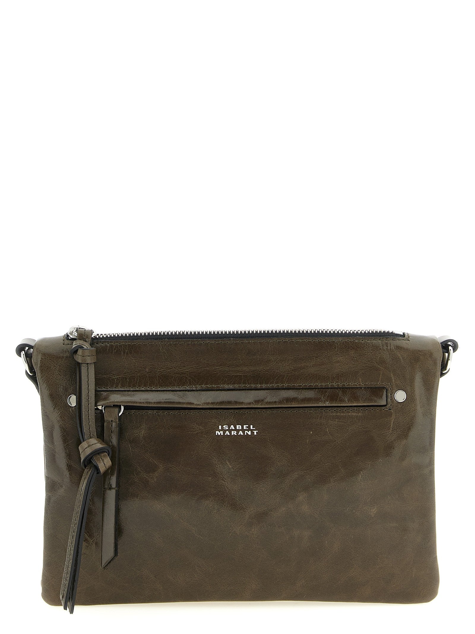ISABEL MARANT Winna Duo Crossbody Bag Green