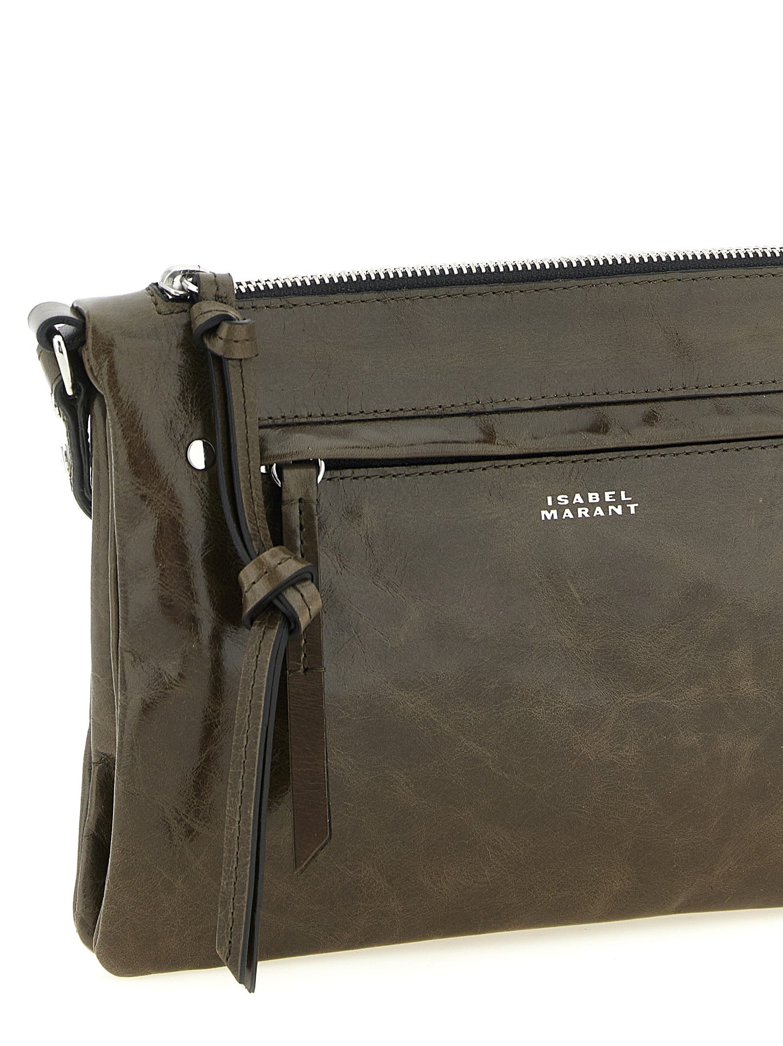 ISABEL MARANT Winna Duo Crossbody Bag Green