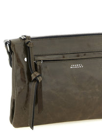 ISABEL MARANT Winna Duo Crossbody Bag Green