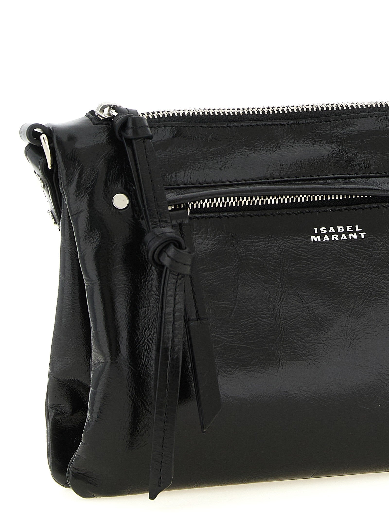 Isabel Marant Winna Duo Crossbody Bag Black