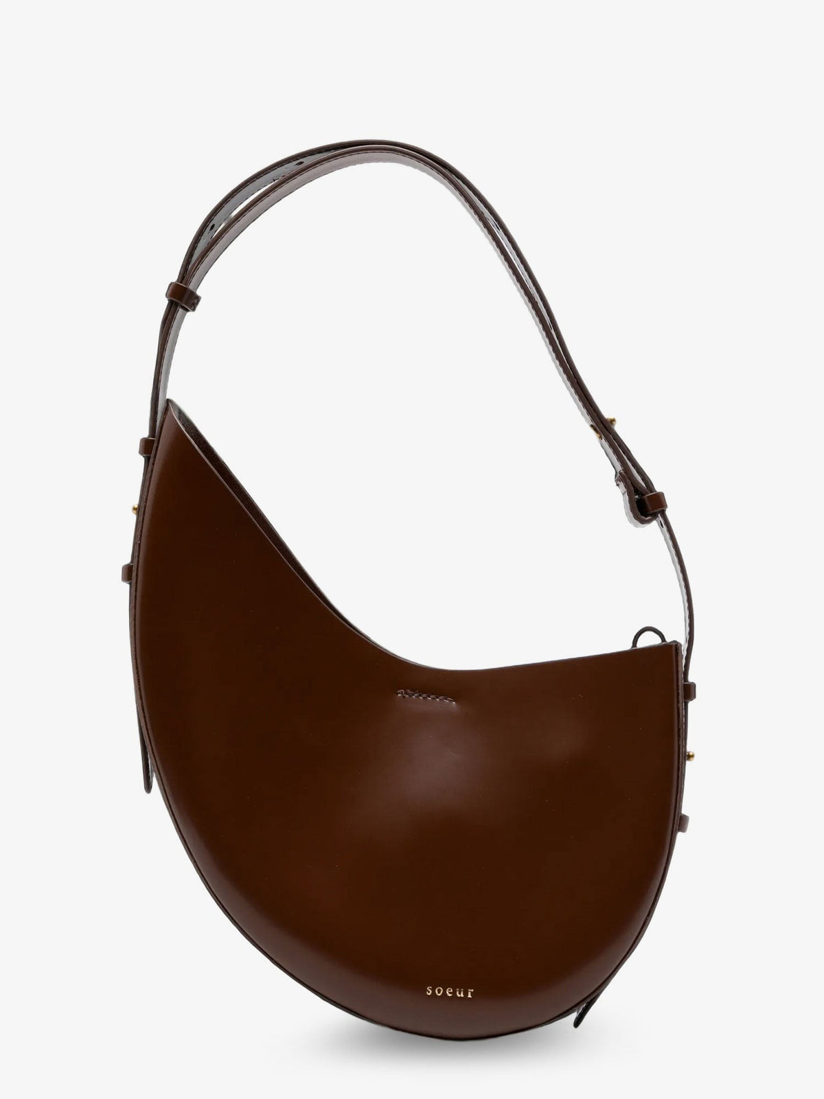 Soeur Women's Wino Leather Shoulder Bag Brown
