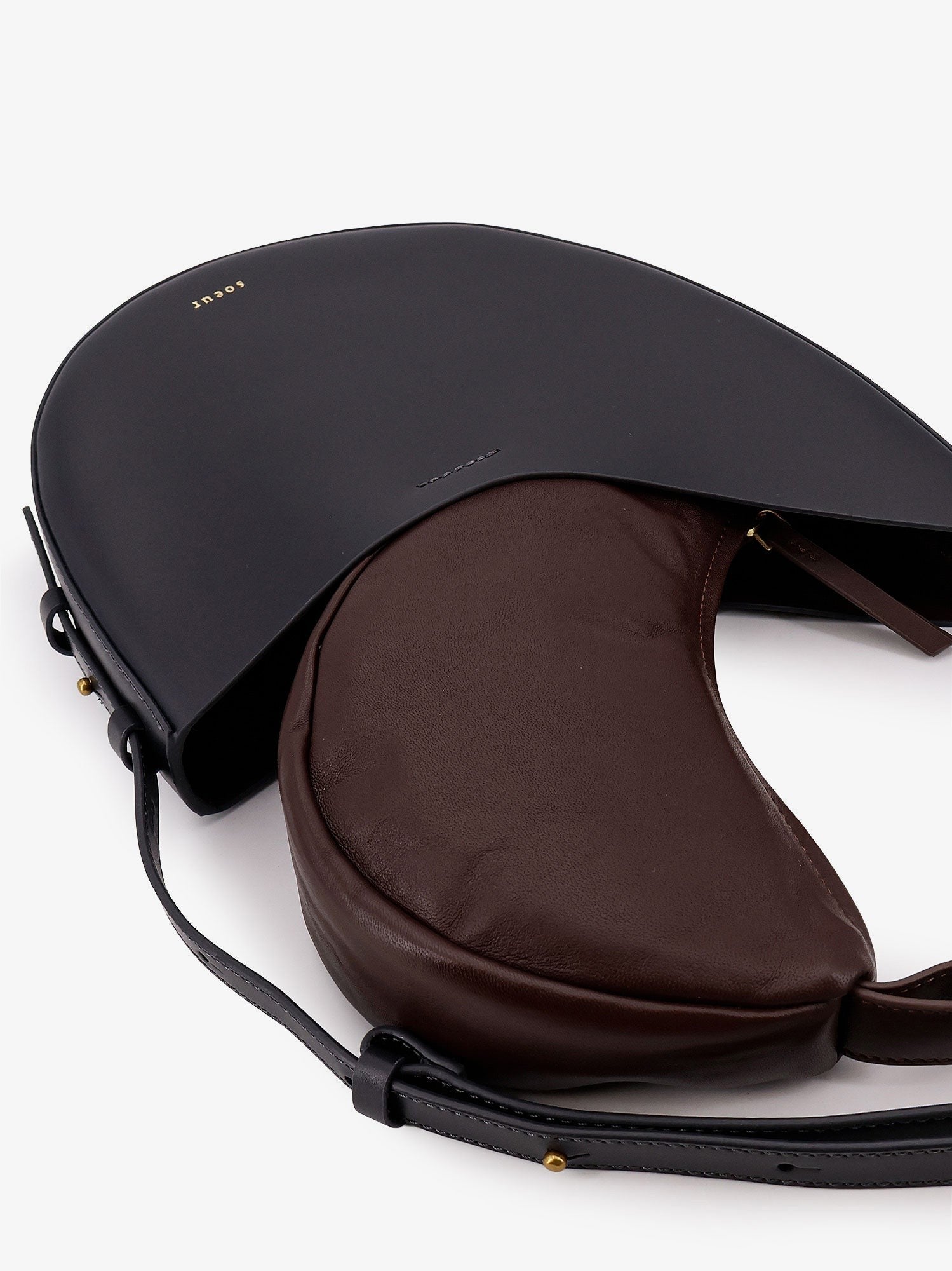 Soeur Women's Wino Leather Shoulder Bag Silver