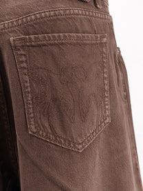 Pinko Women's Winona Denim Trousers Brown