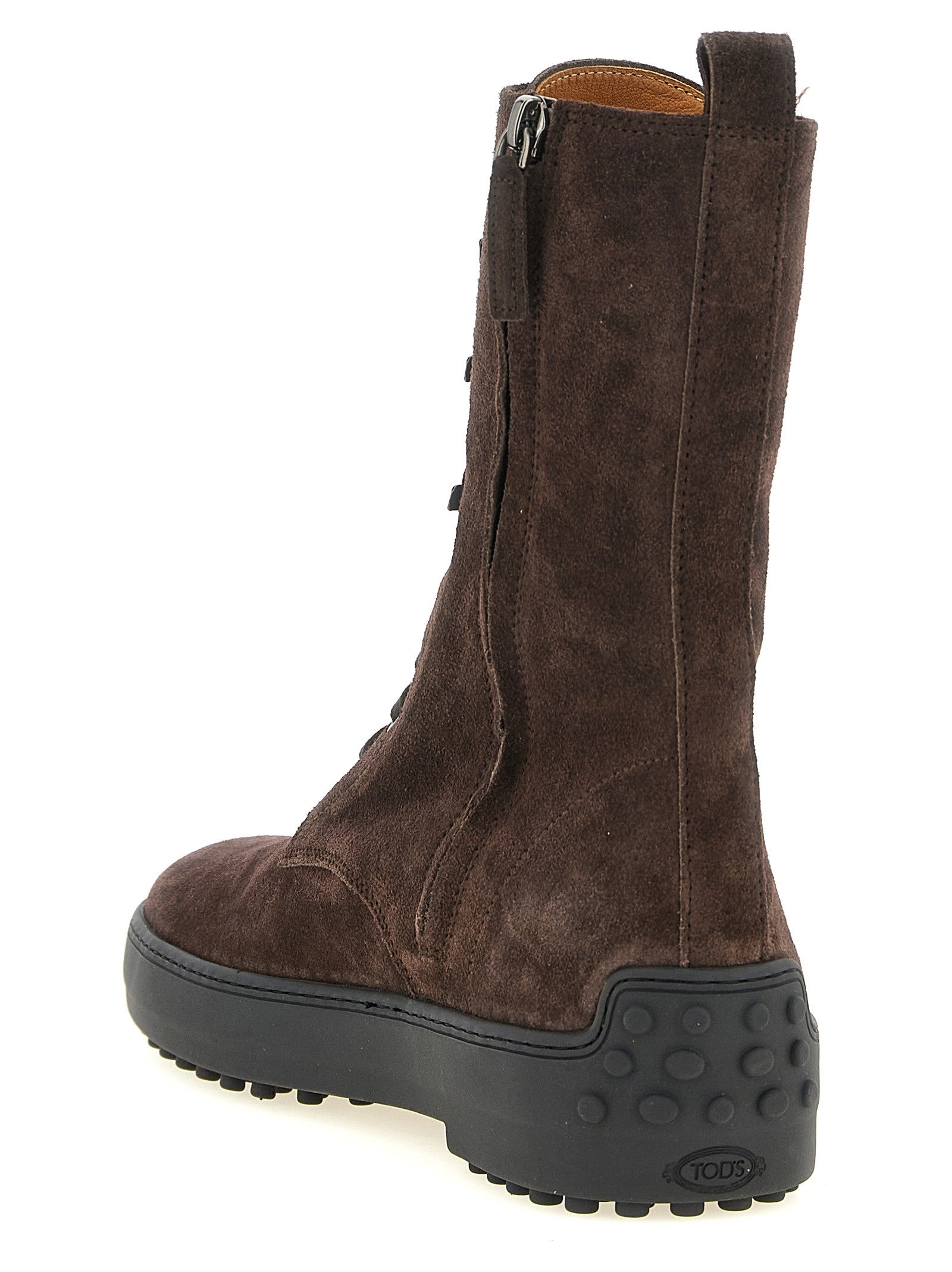 Tod's Winter Gommino Ankle Boots Brown