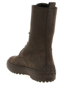 Tod's Winter Gommino Ankle Boots Brown