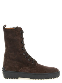 Tod's Winter Gommino Ankle Boots Brown