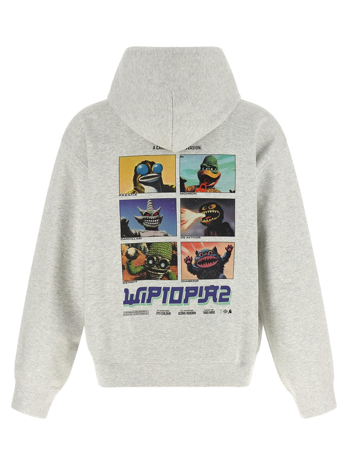 Carhartt Wip Wiptopia II Hoodie Grey, view 2