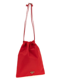 PRADA Wish in Re Nylon Pouch Red