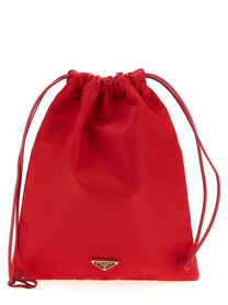 PRADA Wish in Re Nylon Pouch Red