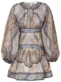 Zimmermann Women's Wonderlust Mini Dress Multicolor