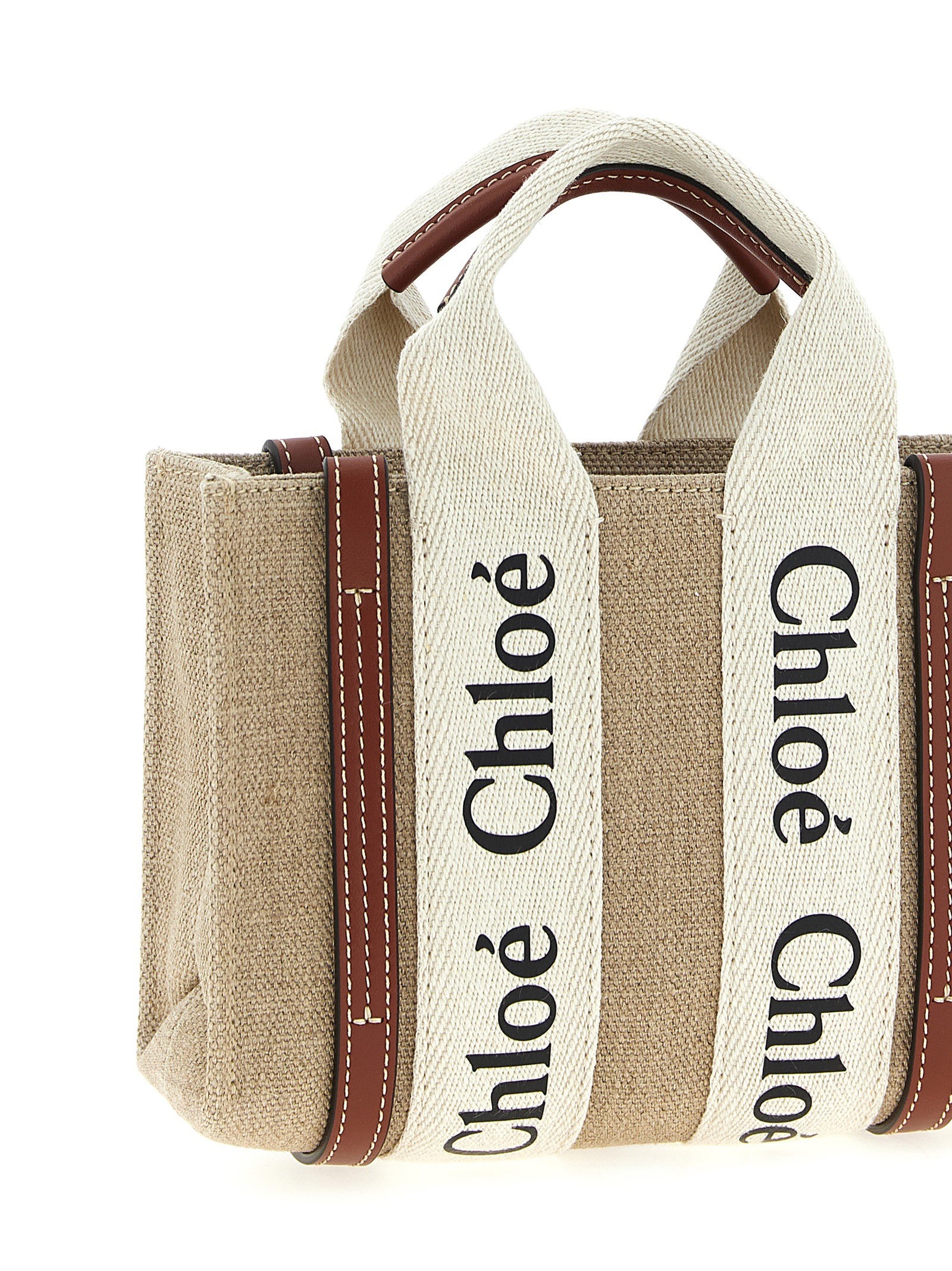 Chloé Woody Mini Handbag Gold