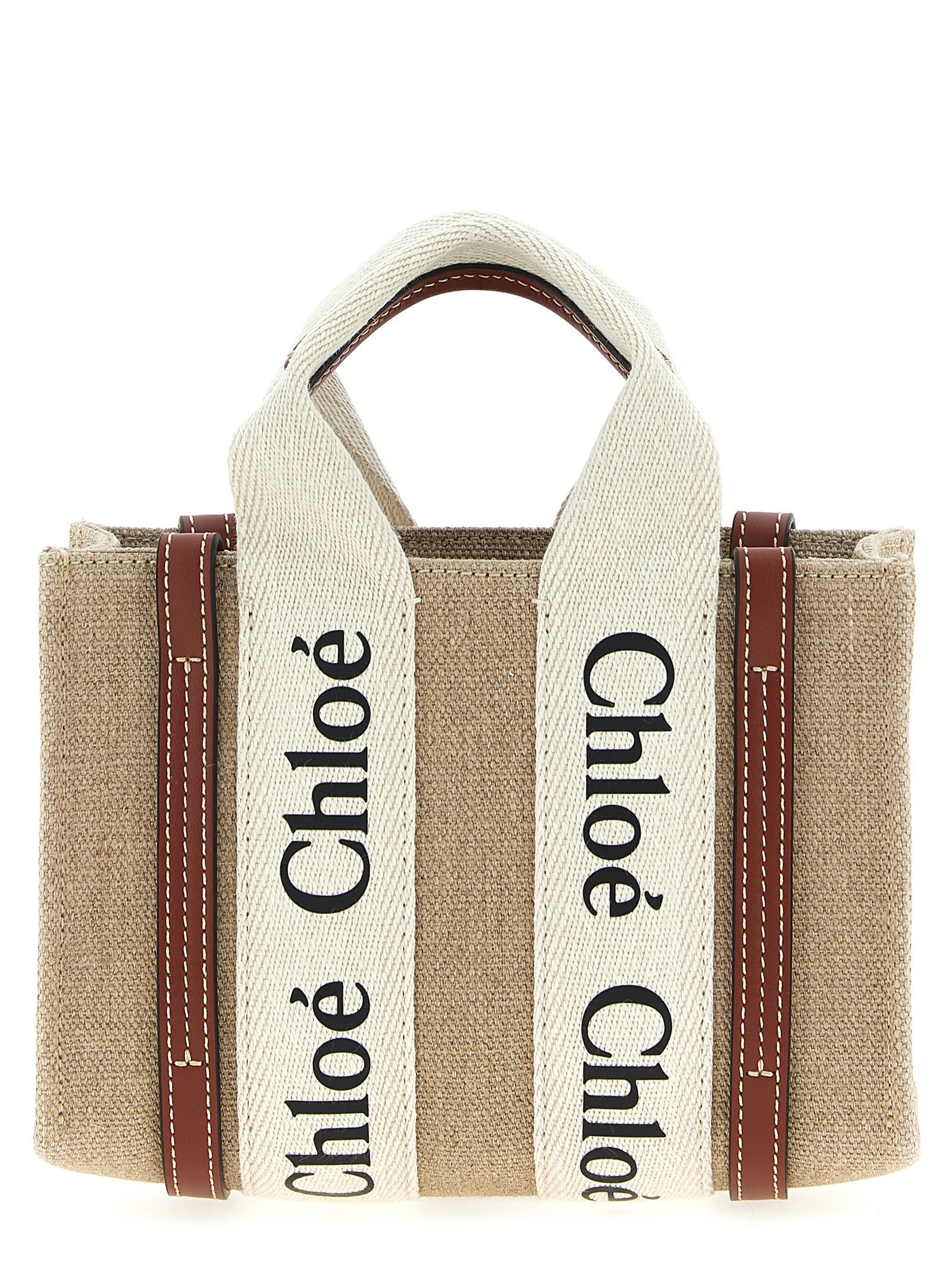Chloé Woody Mini Handbag Gold