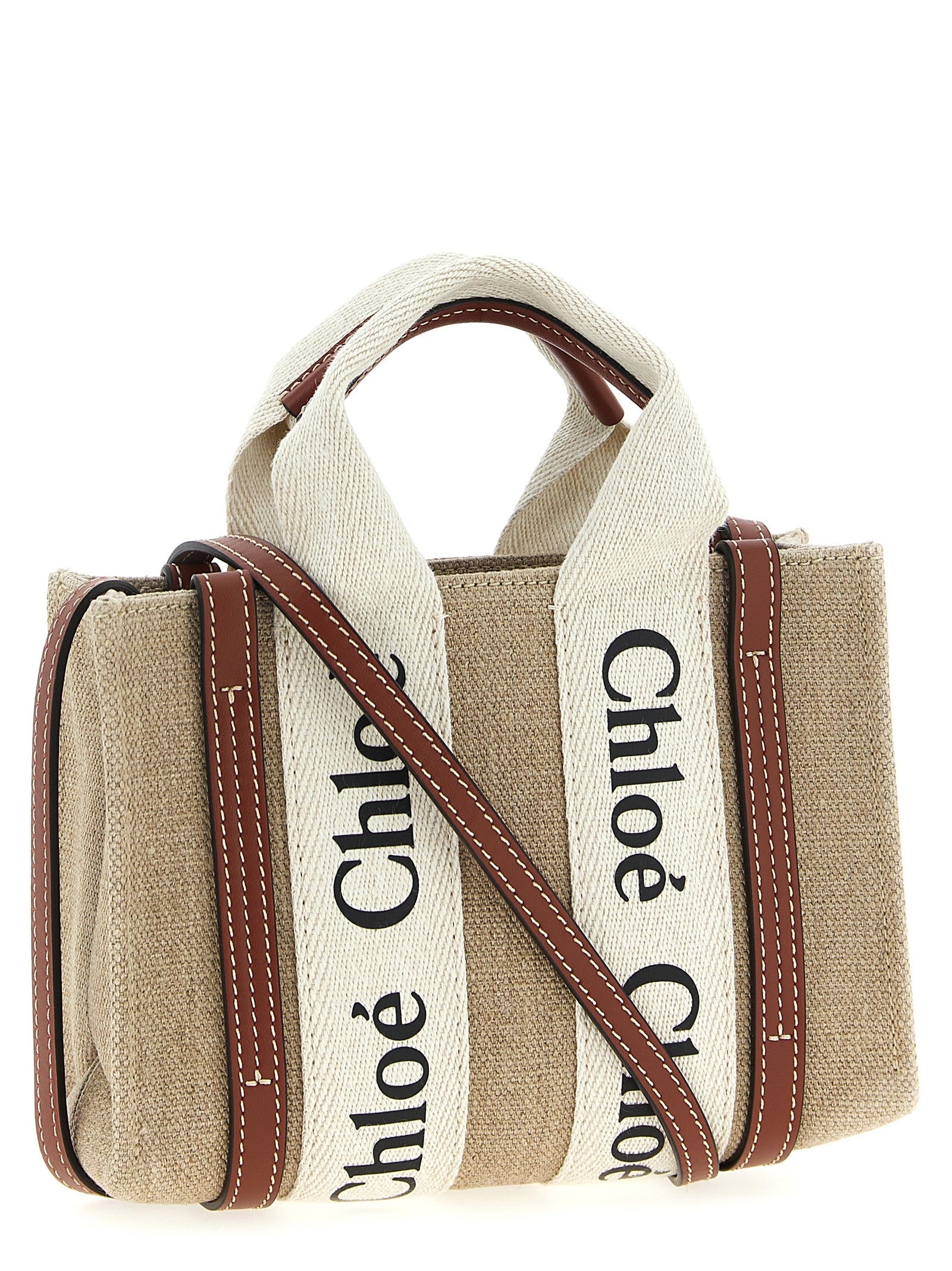 Chloé Woody Mini Handbag Gold