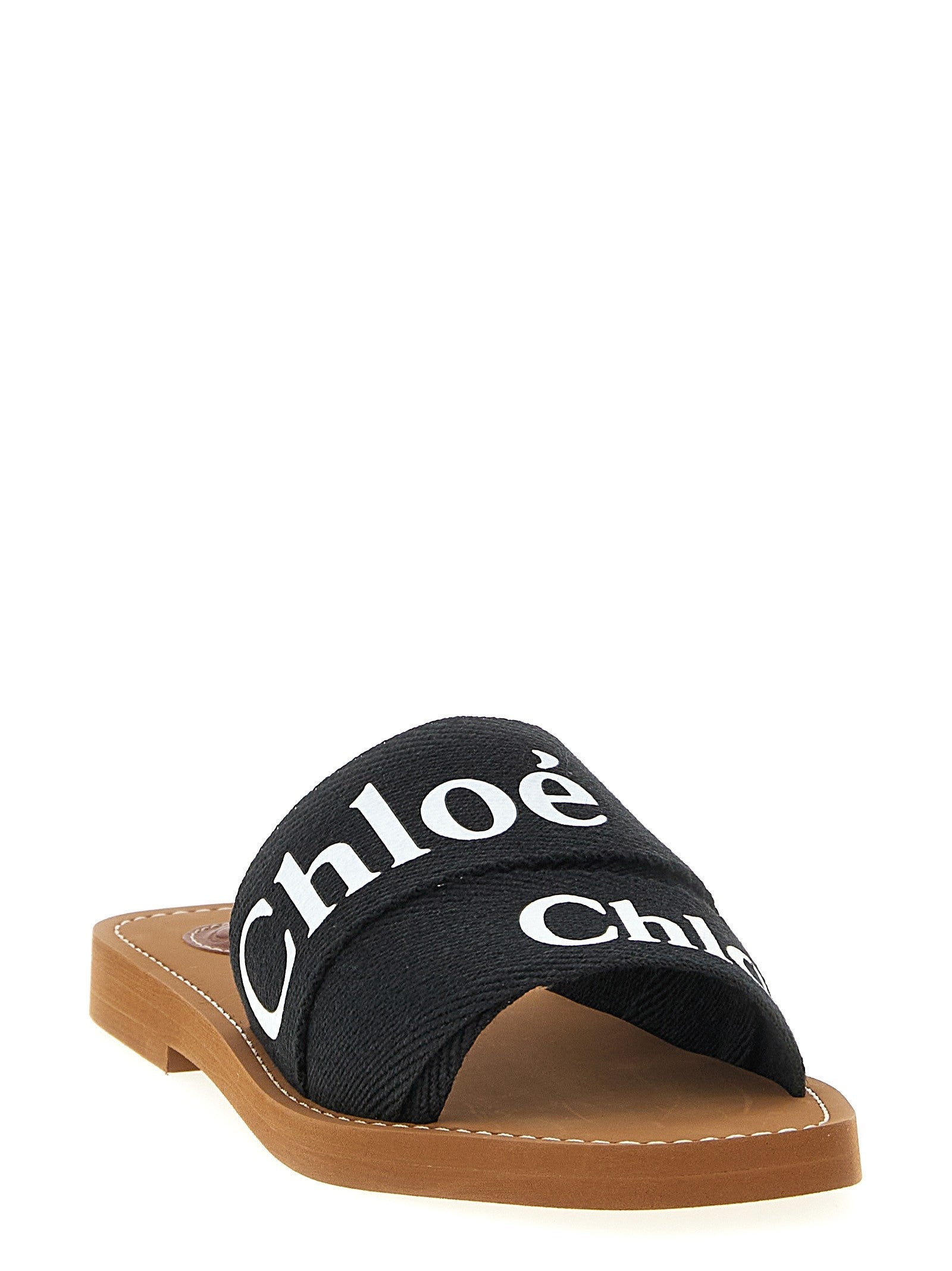 Chloé Woody Sandals Black