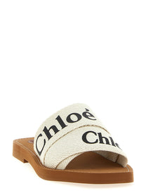 Chloé Woody Sandals White