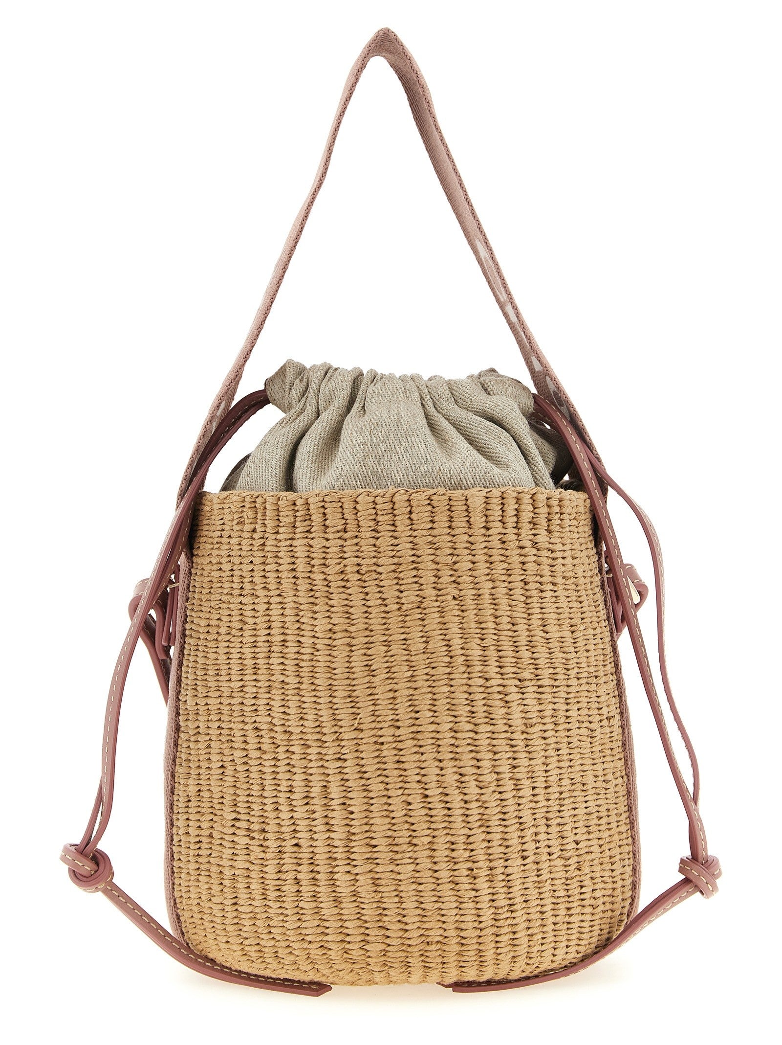 Chloé Woody Small Handbag Beige