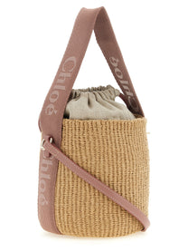 Chloé Woody Small Handbag Beige