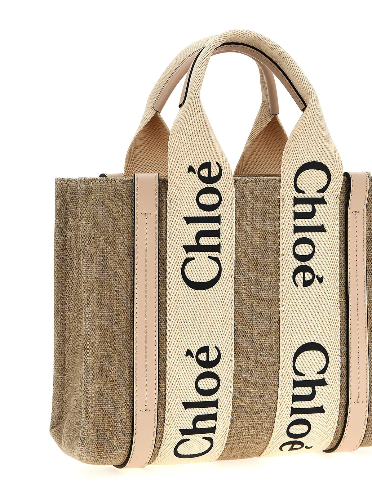 Chloé Woody Small Handbag Blue, view 3