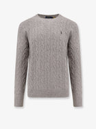 Polo Ralph Lauren Men's Wool an Cashmere Cable Knit Sweater Grey
