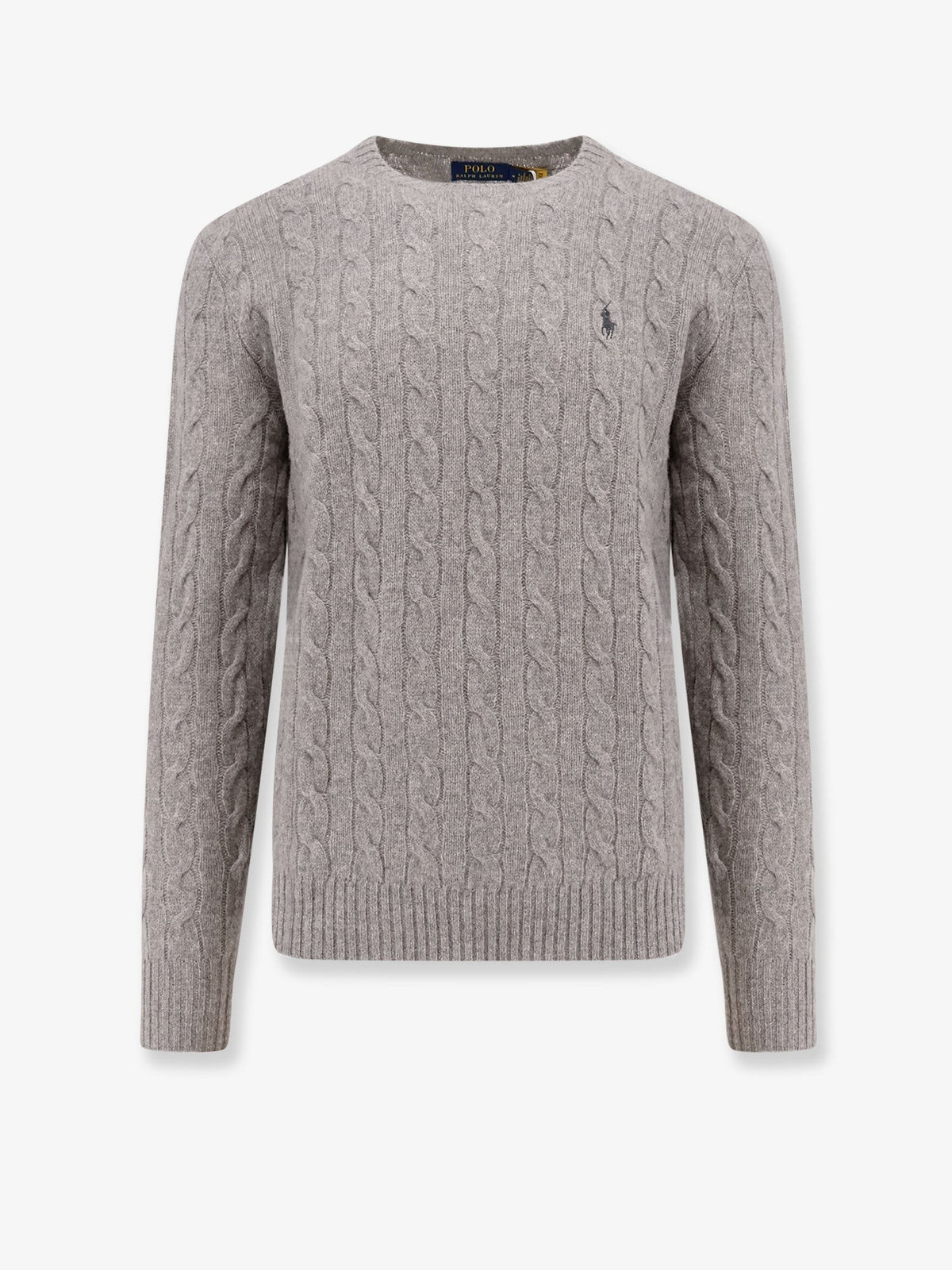 Polo Ralph Lauren Men's Wool an Cashmere Cable Knit Sweater Grey