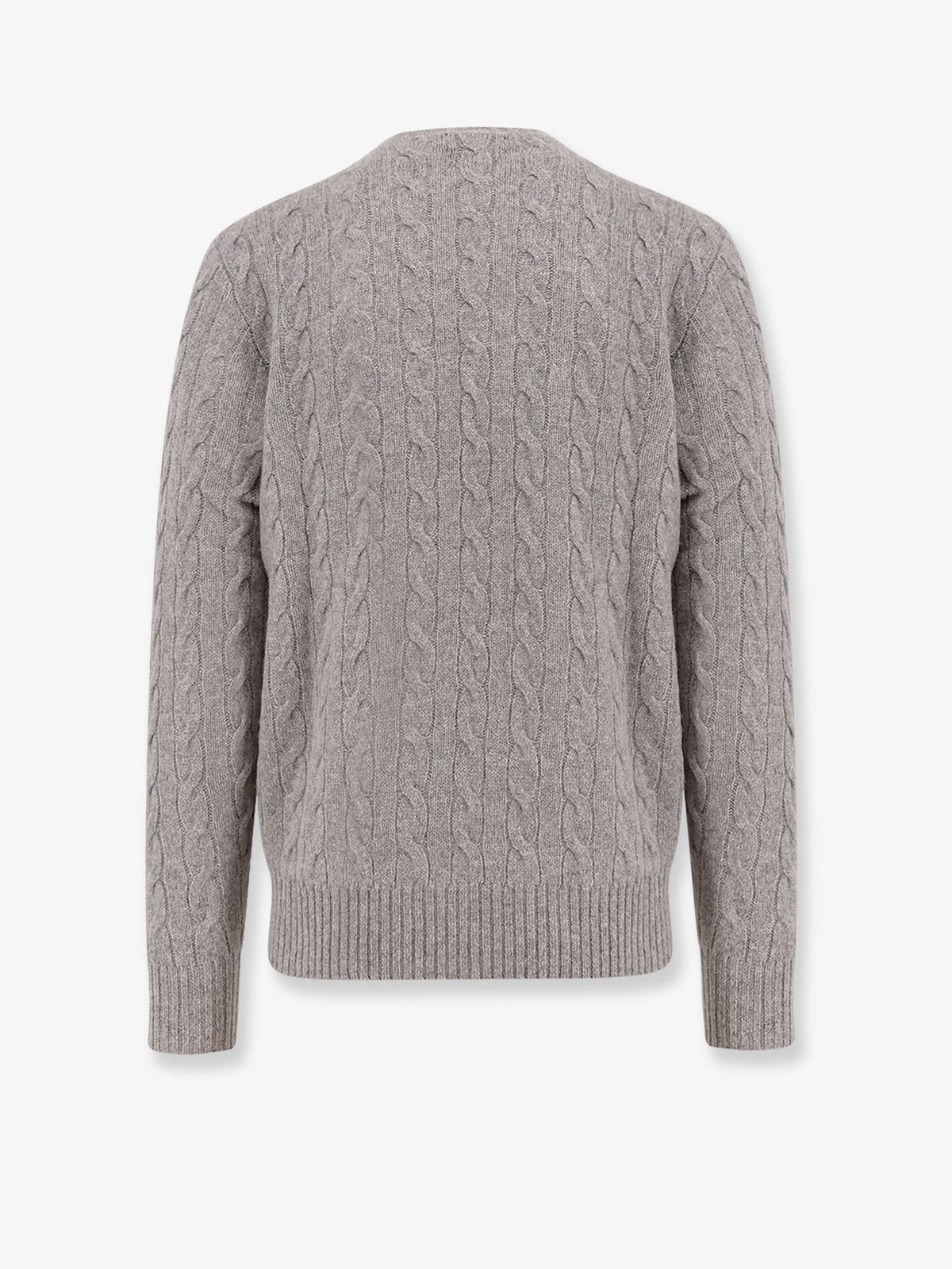 Polo Ralph Lauren Men's Wool an Cashmere Cable Knit Sweater Grey, view 2